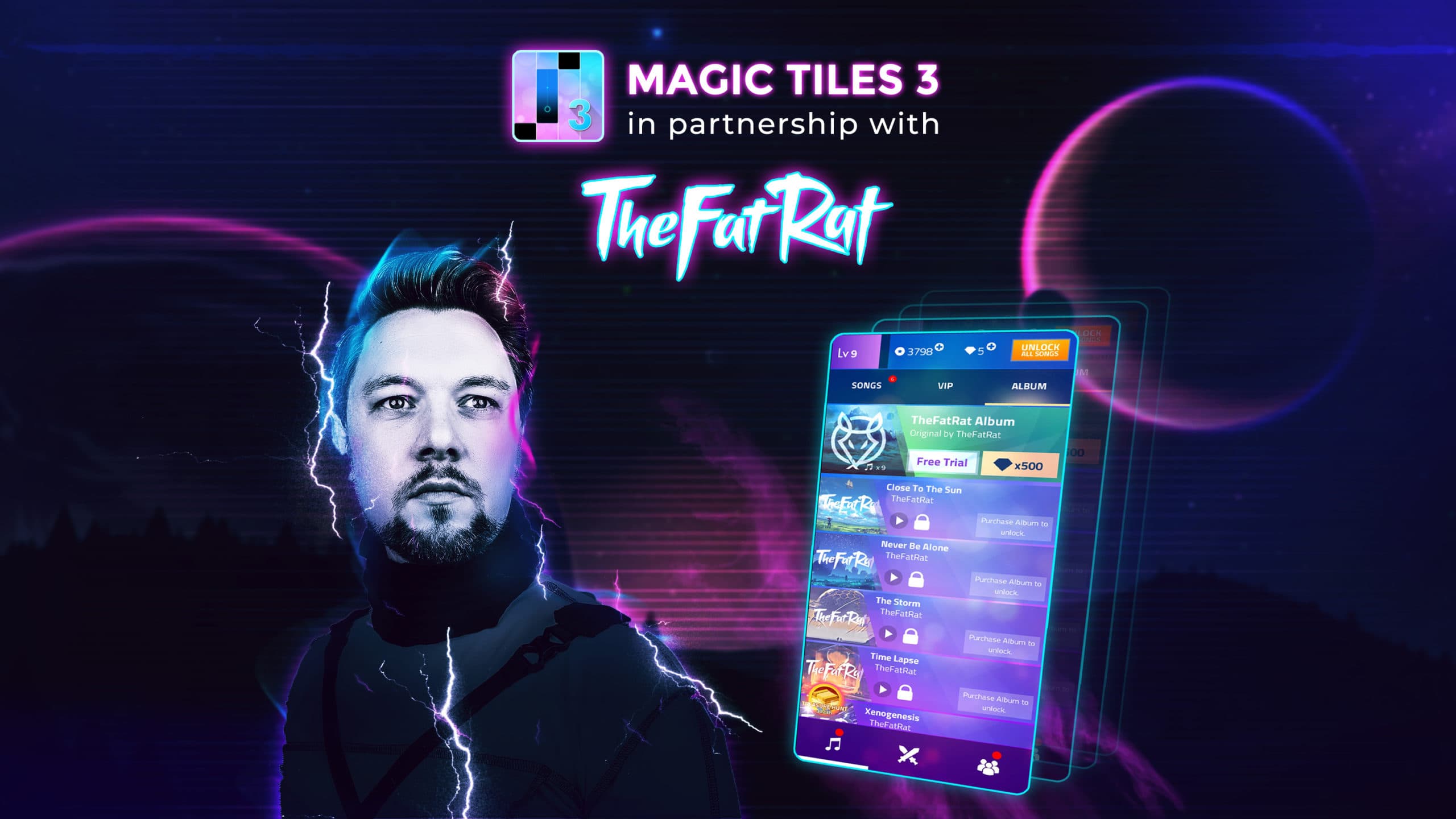 TheFatRat Teams Up With Amanotes To Feature Music In Magic Tiles 3
