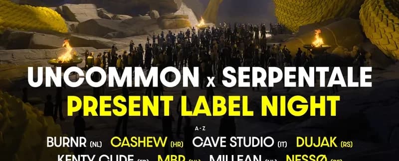 ADE 2024 Welcomes Uncommon x Serpentale’s Exclusive Label Night at Desmet Studio [Oct 16th – Desmet Studios]