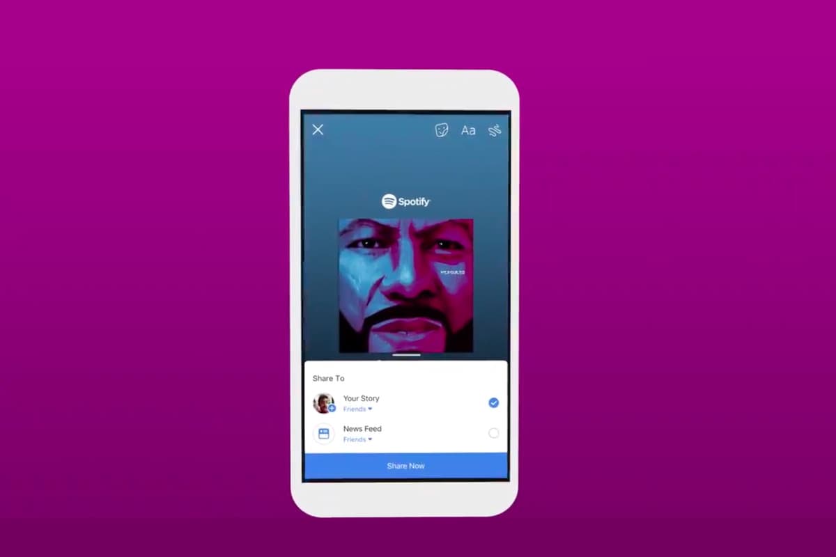 Facebook & Spotify Bring Music To Facebook Stories