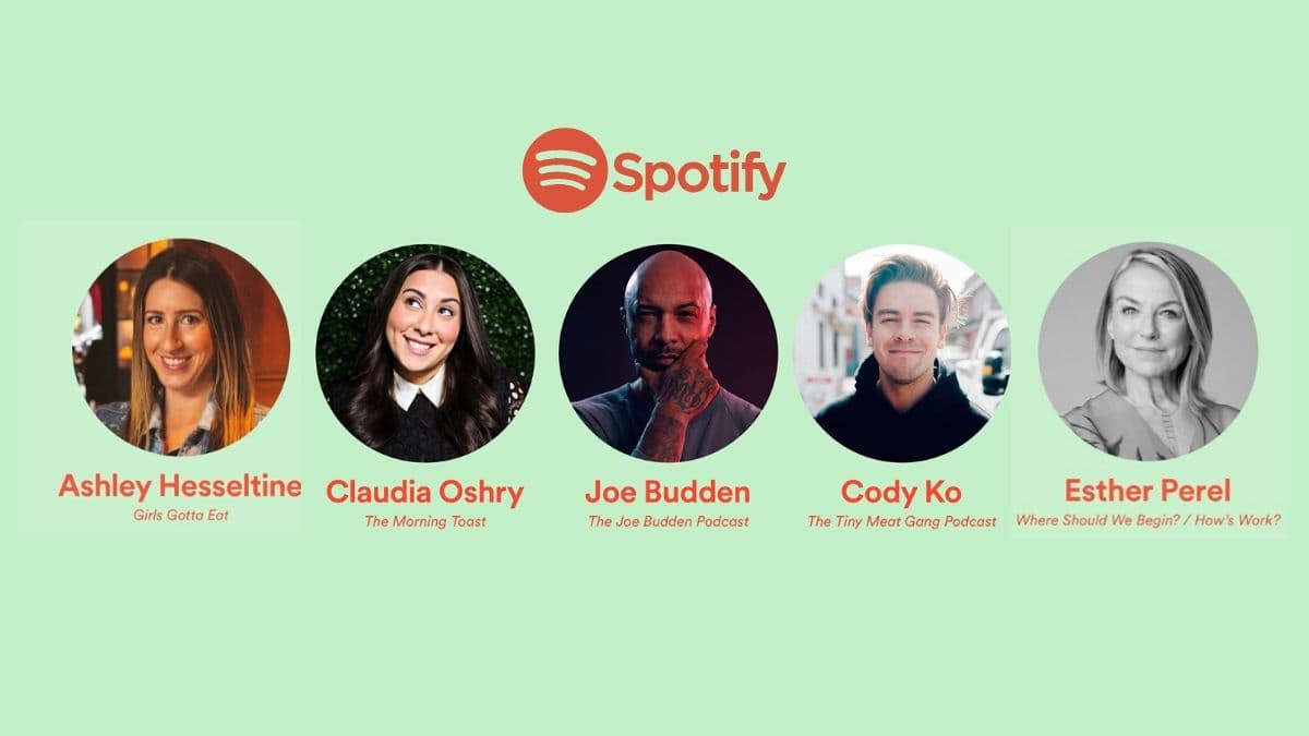 Spotify Podcasts Makes Its Social Media Debut With Listening Together, Featuring Joe Budden, Marc Maron & Ashley Hesseltine