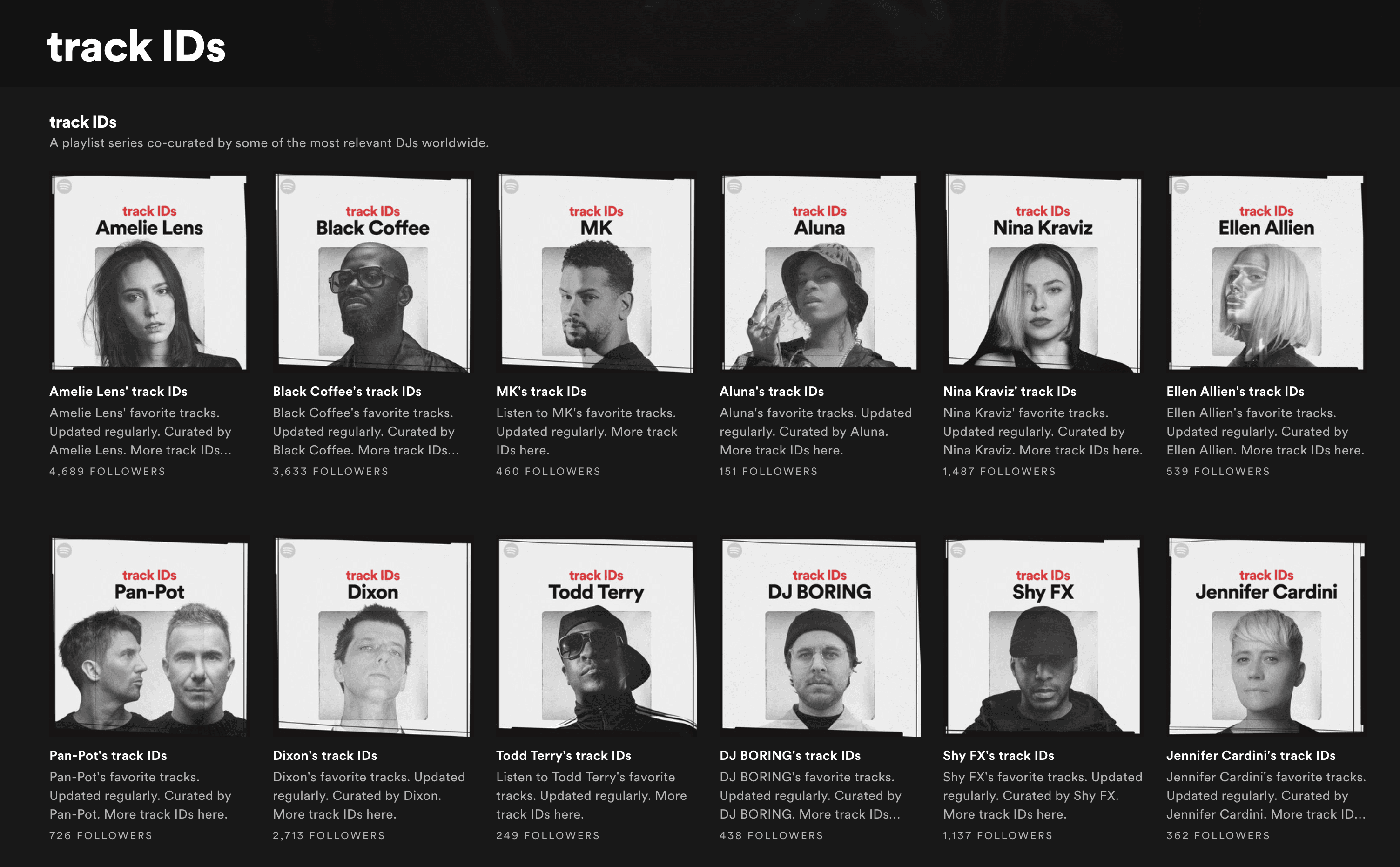 ‘track IDs’ Is Spotify’s New Playlist Series Showcasing What DJ’s Would Play Right Now