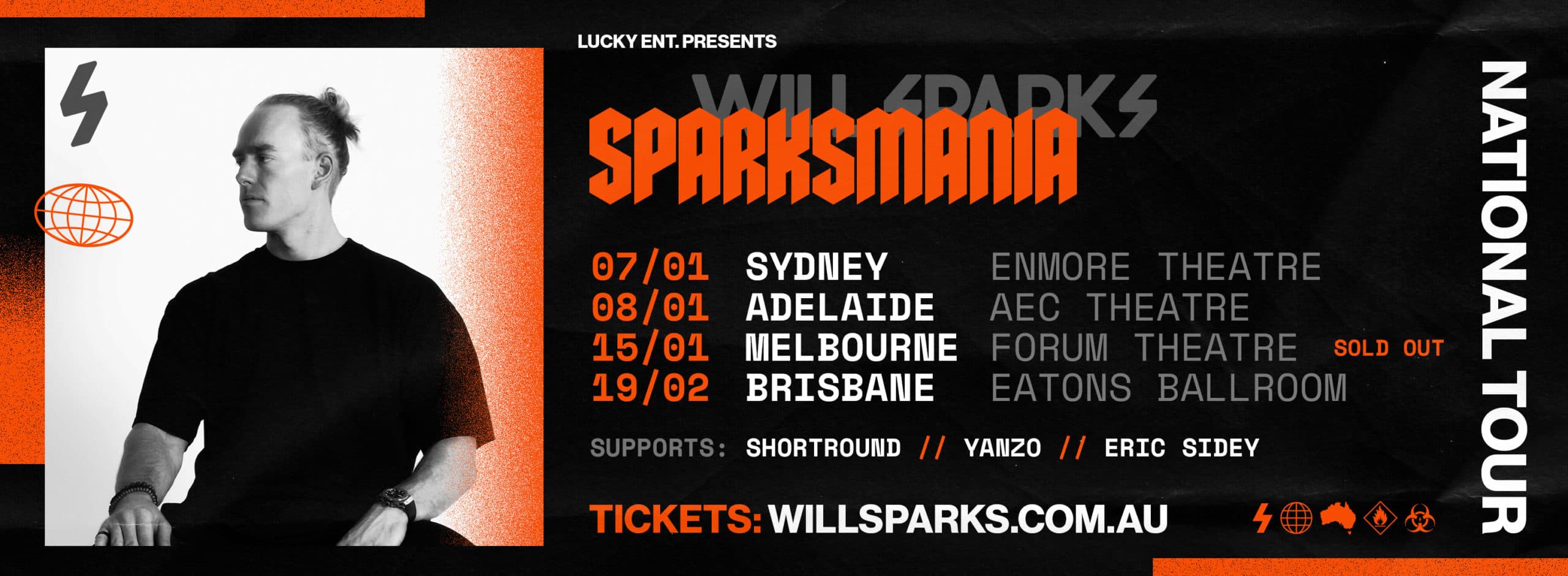 Will Sparks Announces ‘Sparksmania’ 2022 Tour